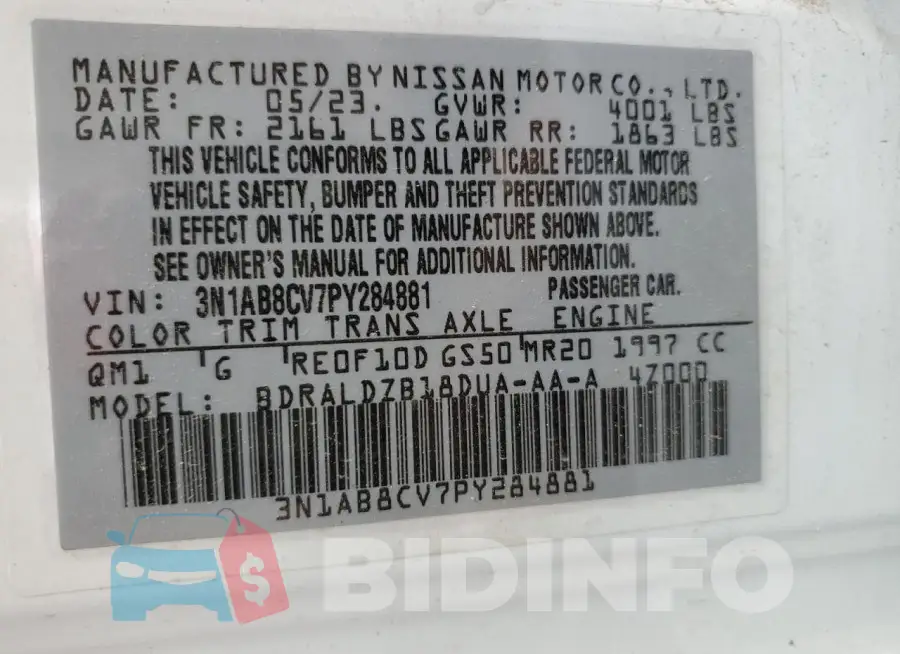 3N1AB8CV7PY284881 Photo# 12