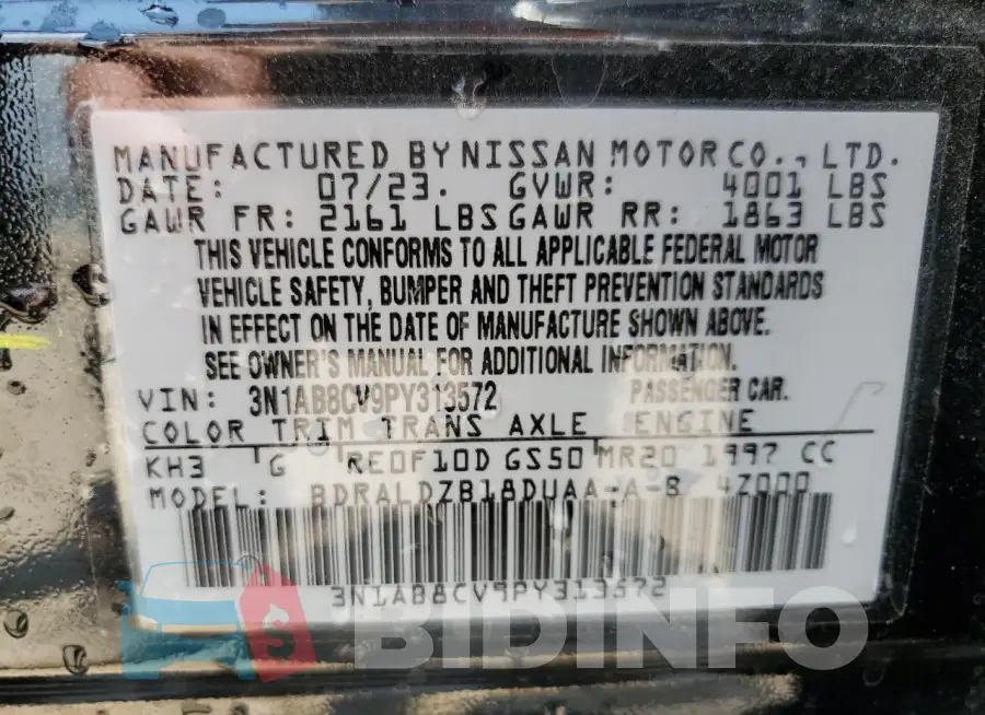 3N1AB8CV9PY313572 Photo# 12