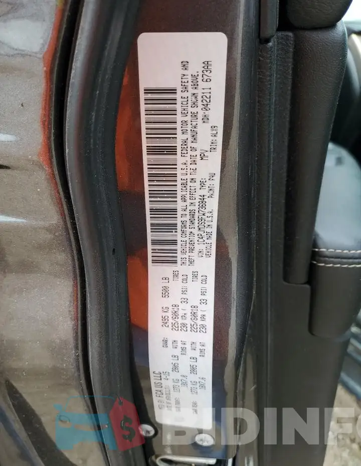 1C4PJMDS9FW736844 Photo# 12