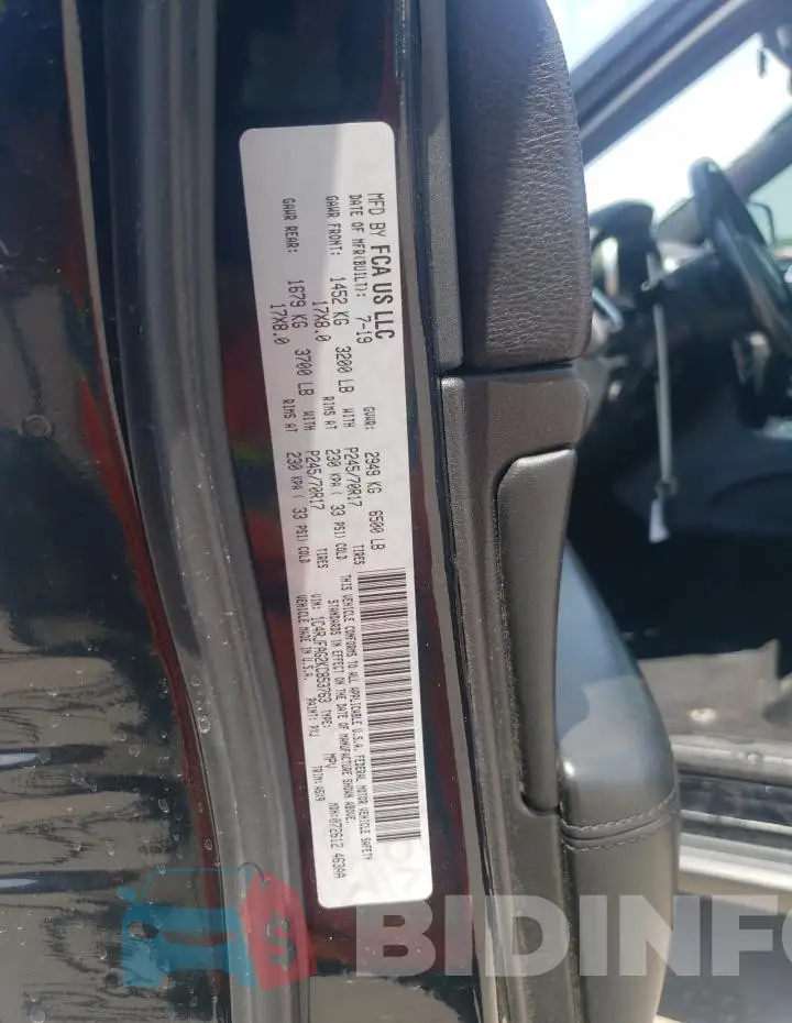 1C4RJFAG2KC853763 Photo# 13