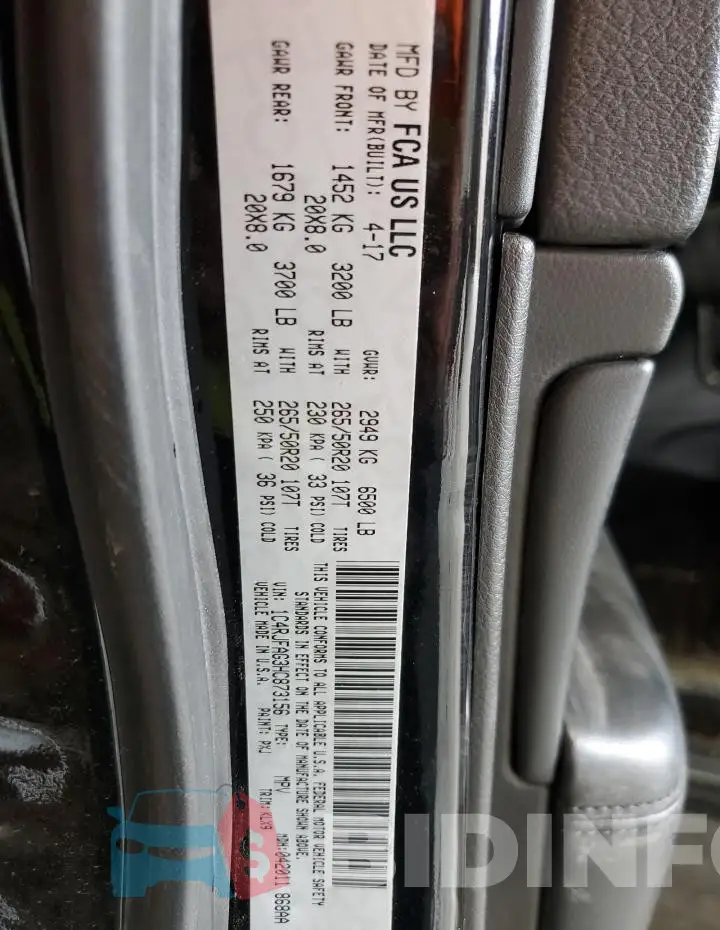 1C4RJFAG3HC873156 Photo# 13