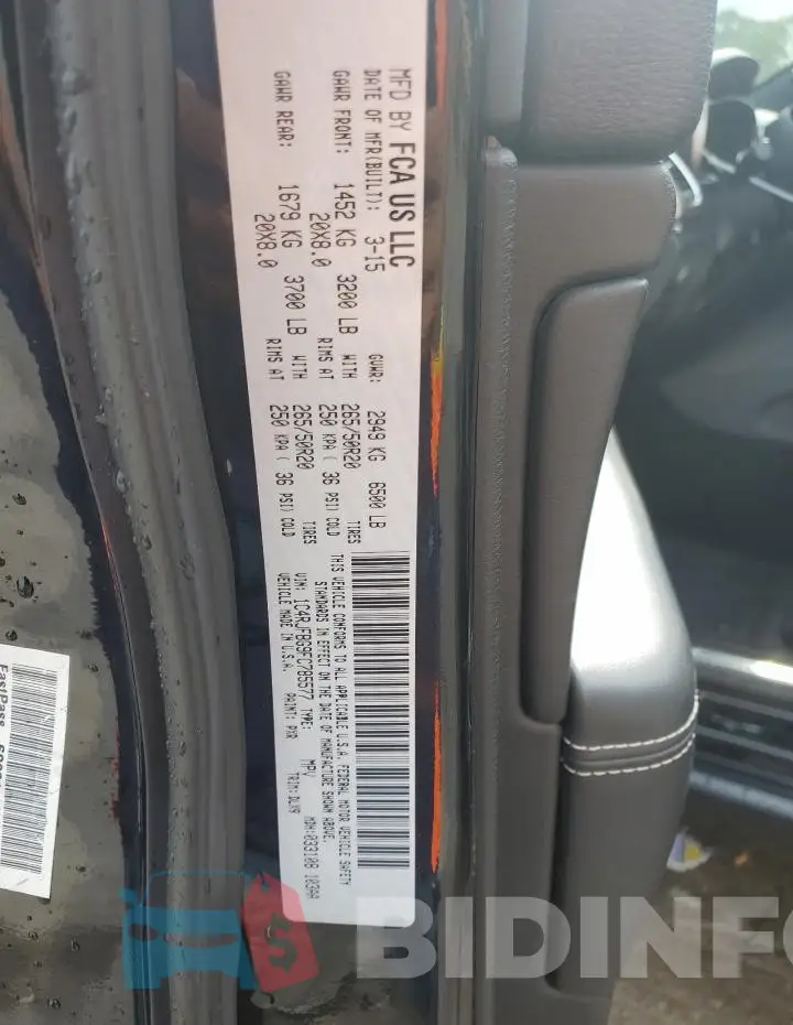 1C4RJFBG9FC785577 Photo# 14