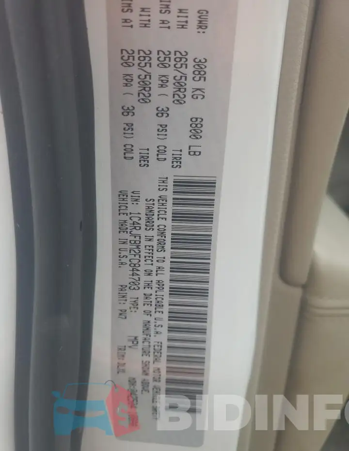1C4RJFBM2FC844703 Photo# 13