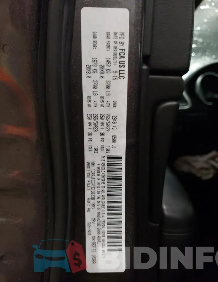1C4RJFCG7FC131238 Photo# 14