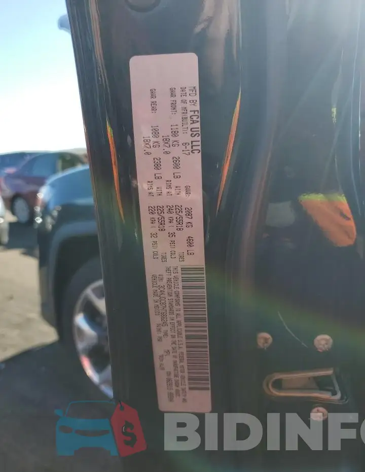 3C4NJDCB7HT666245 Photo# 13