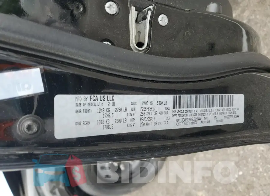 3C4PDCAB5JT294441 Photo# 12