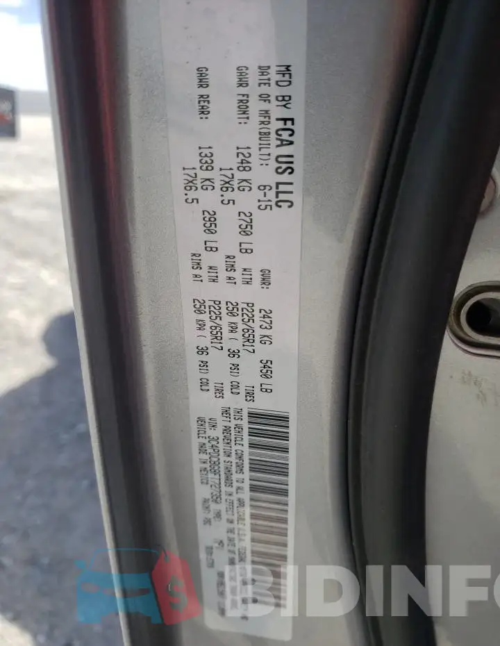 3C4PDCBG8FT727350 Photo# 13