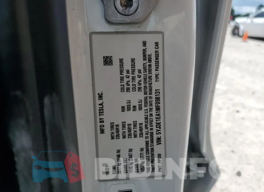 5YJ3E1EA1MF098131 Photo# 13