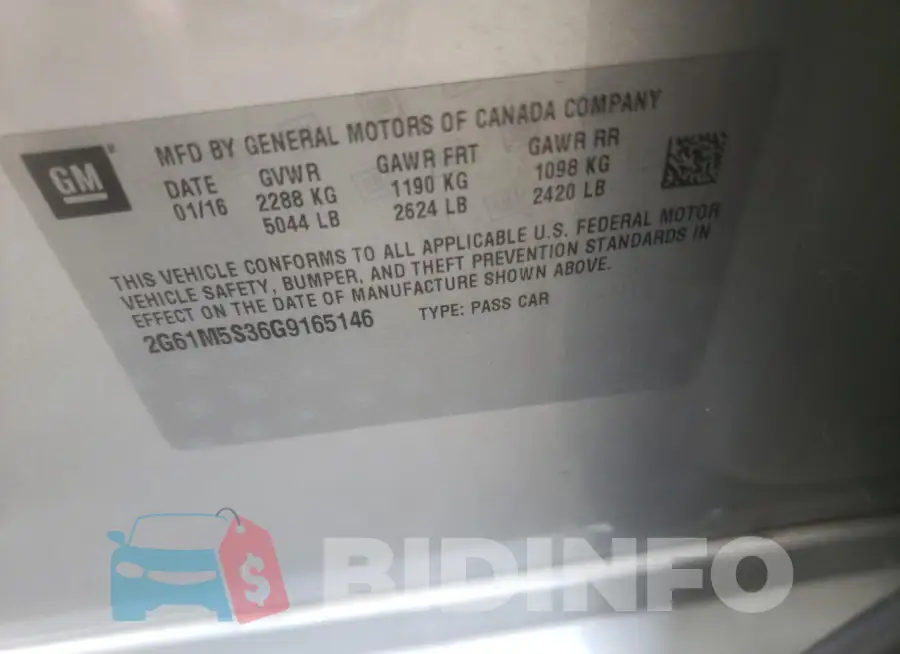 2G61M5S36G9165146 Photo# 12