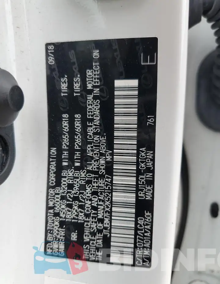 JTJBM7FX2K5215747 Photo# 13