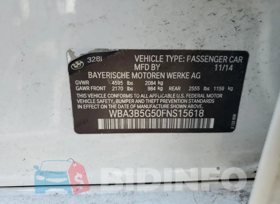 WBA3B5G50FNS15618 Photo# 12