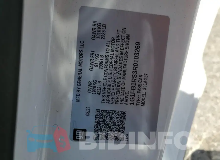 1G1FB1RS3R0103269 Photo# 12