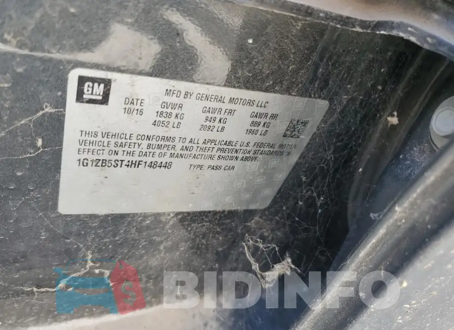 1G1ZB5ST4HF148448 Photo# 12