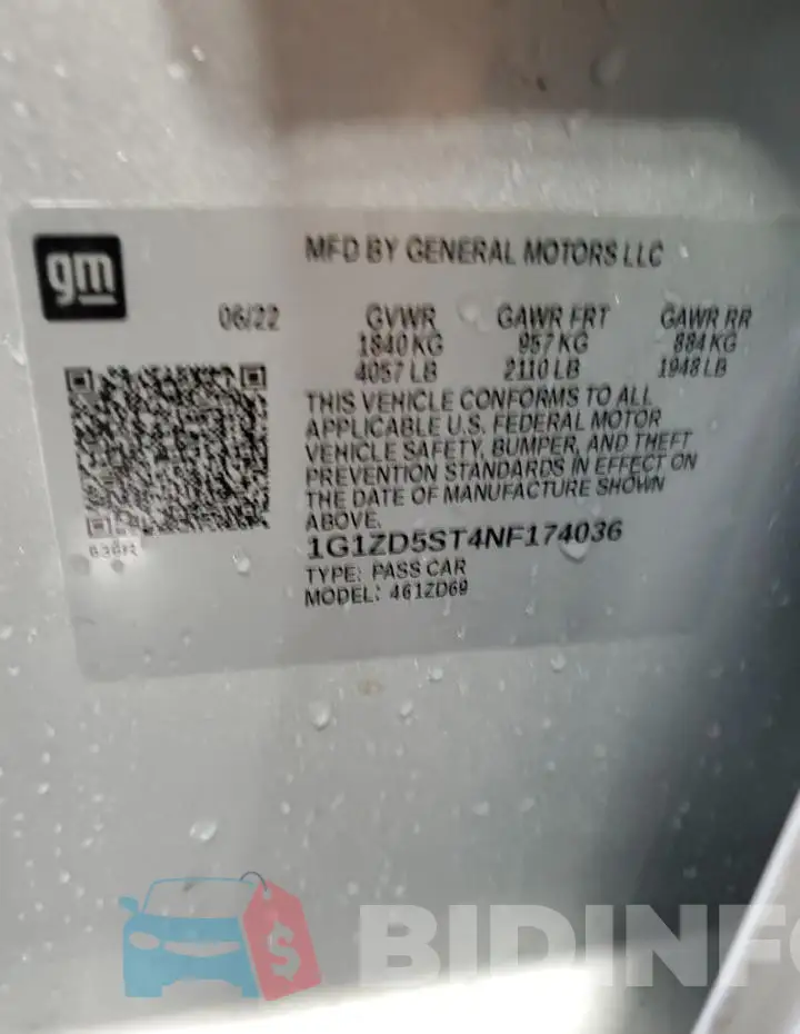 1G1ZD5ST4NF174036 Photo# 12