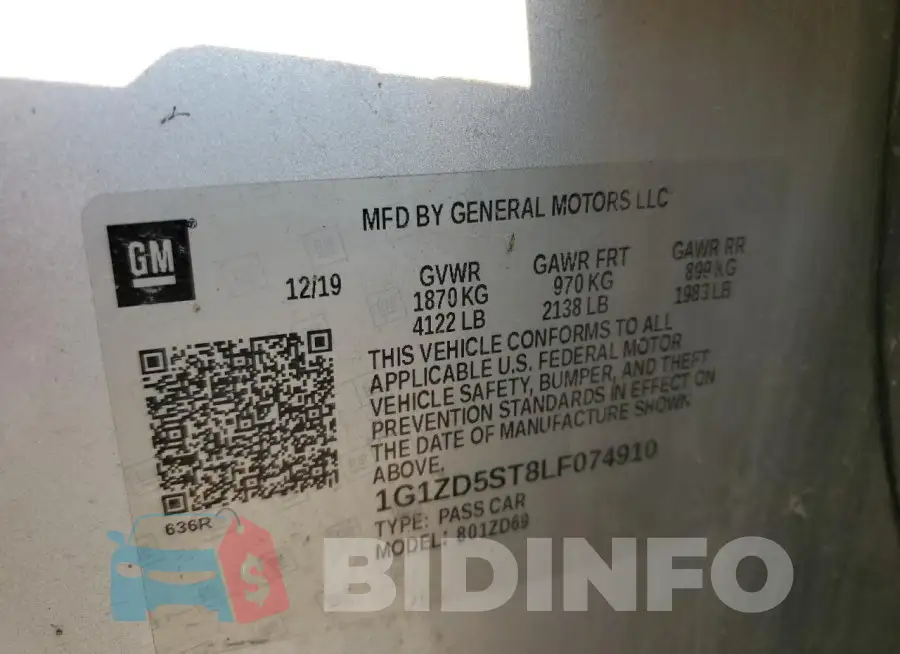 1G1ZD5ST8LF074910 Photo# 12
