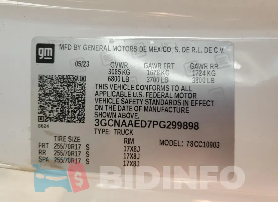 3GCNAAED7PG299898 Photo# 12