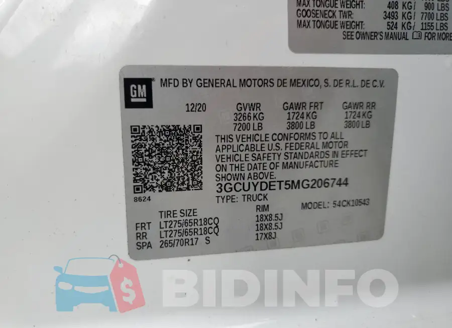 3GCUYDET5MG206744 Photo# 12