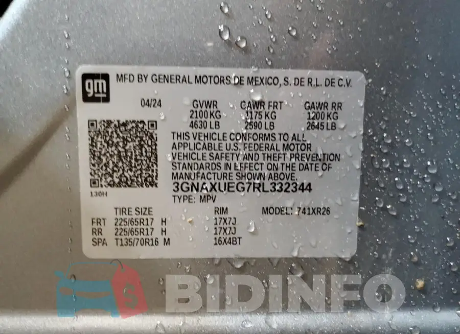 3GNAXUEG7RL332344 Photo# 13
