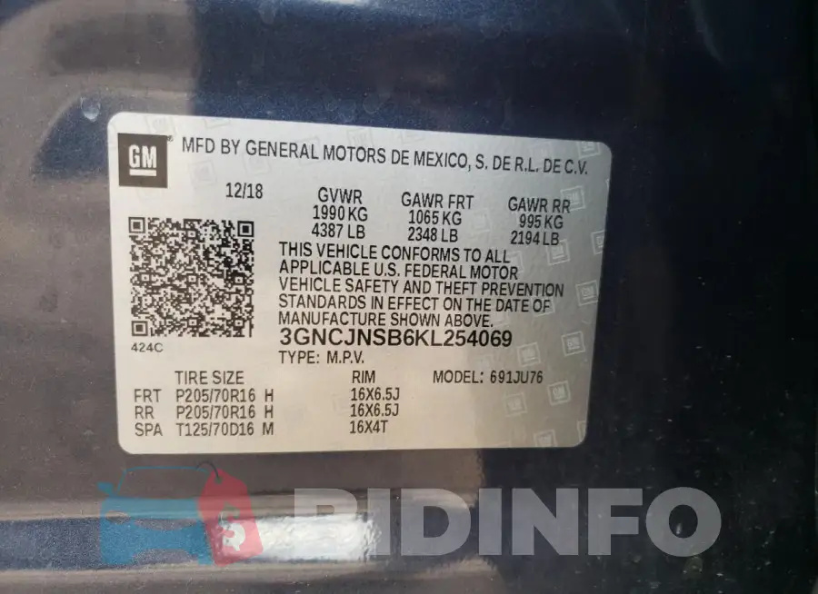 3GNCJNSB6KL254069 Photo# 13