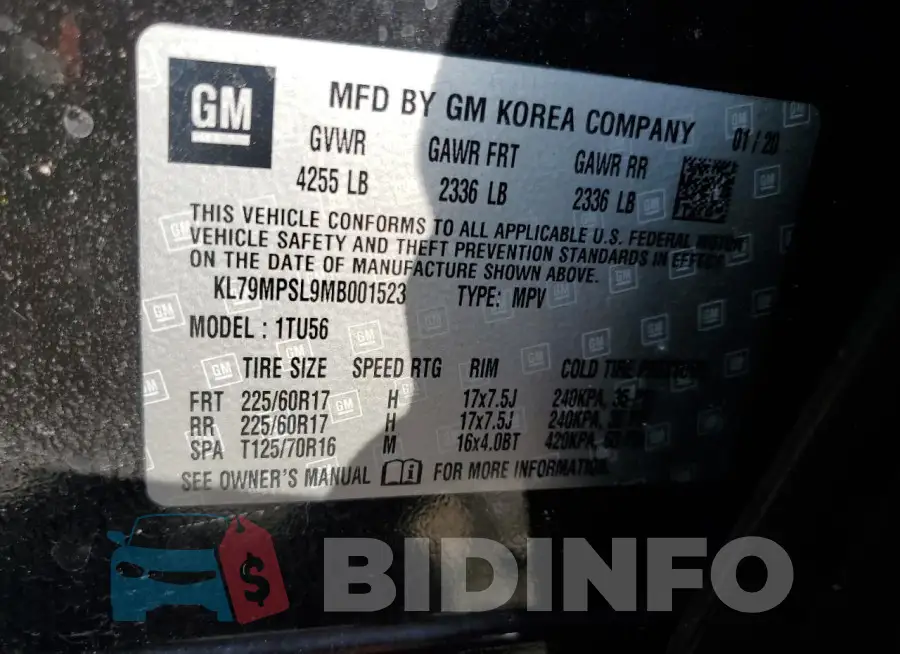 KL79MPSL9MB001523 Photo# 13