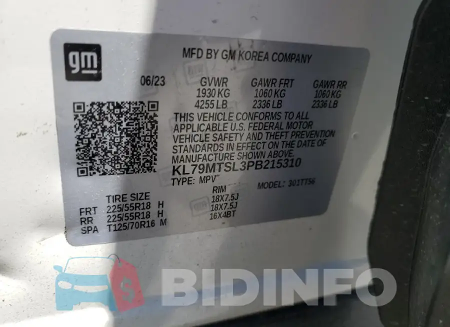 KL79MTSL3PB215310 Photo# 14
