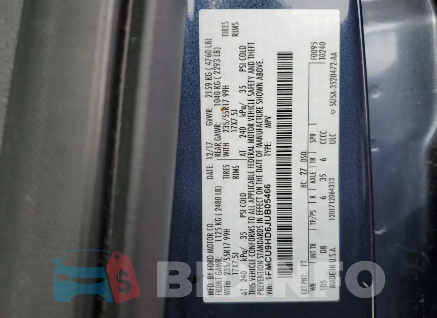 1FMCU9HD6JUB05466 Photo# 13
