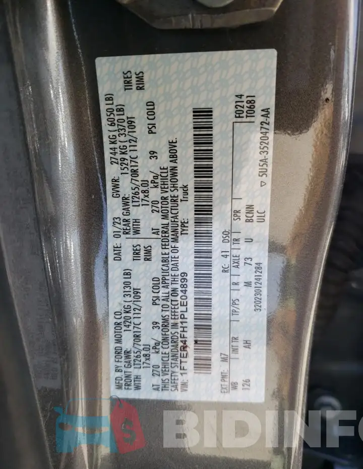 1FTER4FH1PLE04899 Photo# 13