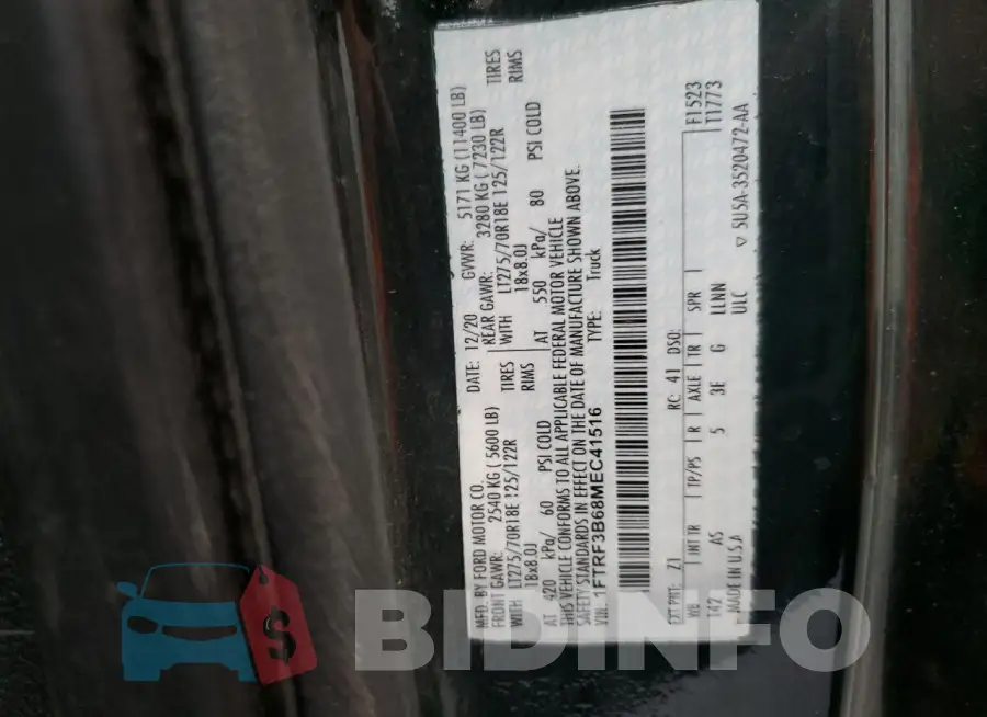 1FTRF3B68MEC41516 Photo# 12