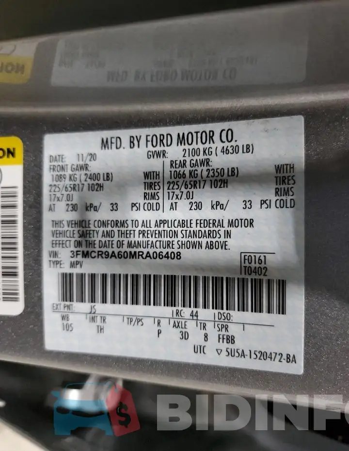 3FMCR9A60MRA06408 Photo# 13