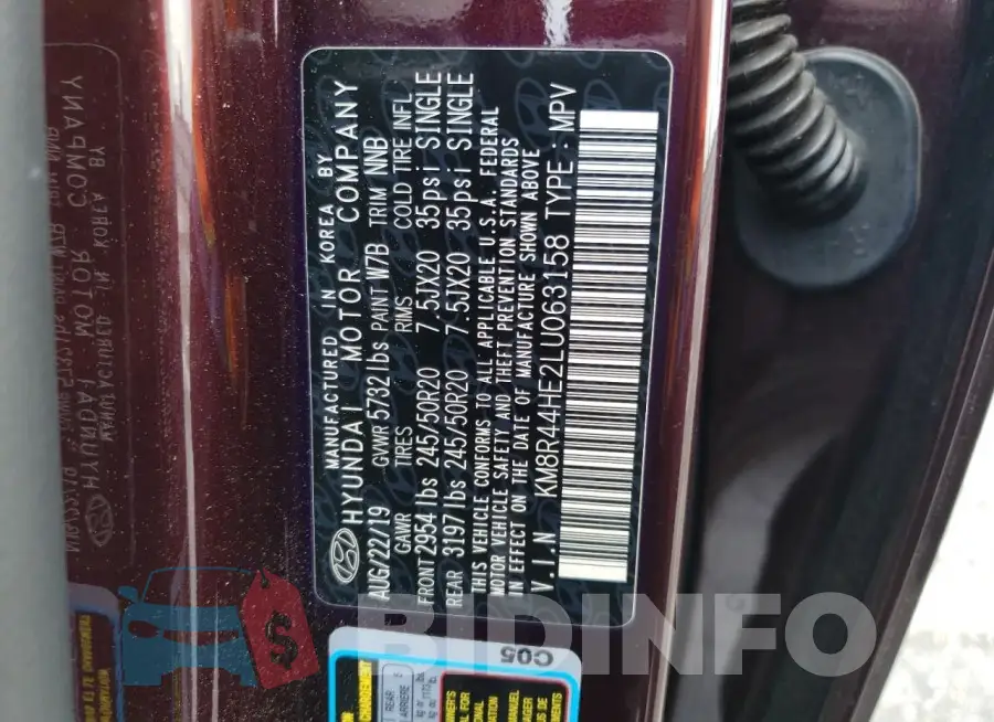 KM8R44HE2LU063158 Photo# 13