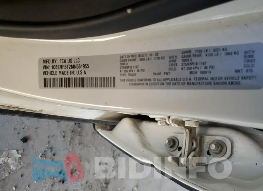 1C6SRFBT2MN561955 Photo# 12
