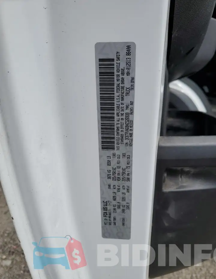3C6TRVAG9HE526939 Photo# 13