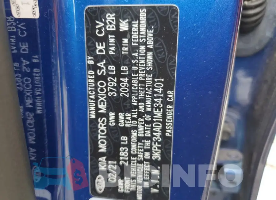 3KPF34AD1ME341401 Photo# 12
