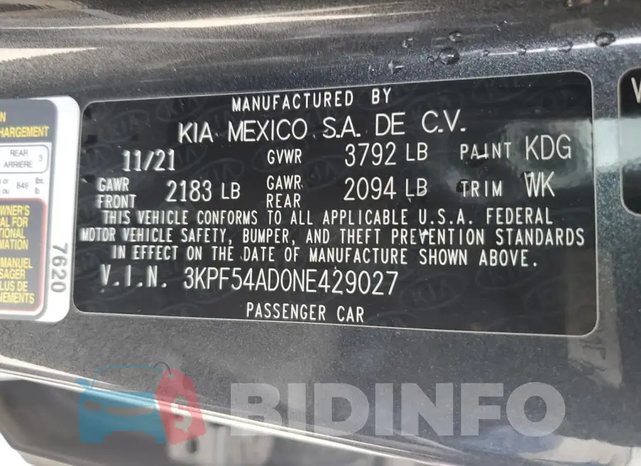 3KPF54AD0NE429027 Photo# 13