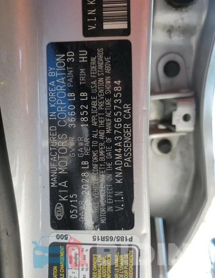 KNADM4A37G6573584 Photo# 12