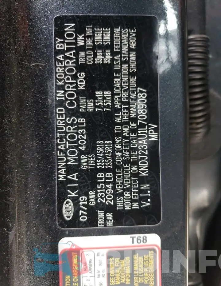 KNDJ23AU1L7089087 Photo# 12
