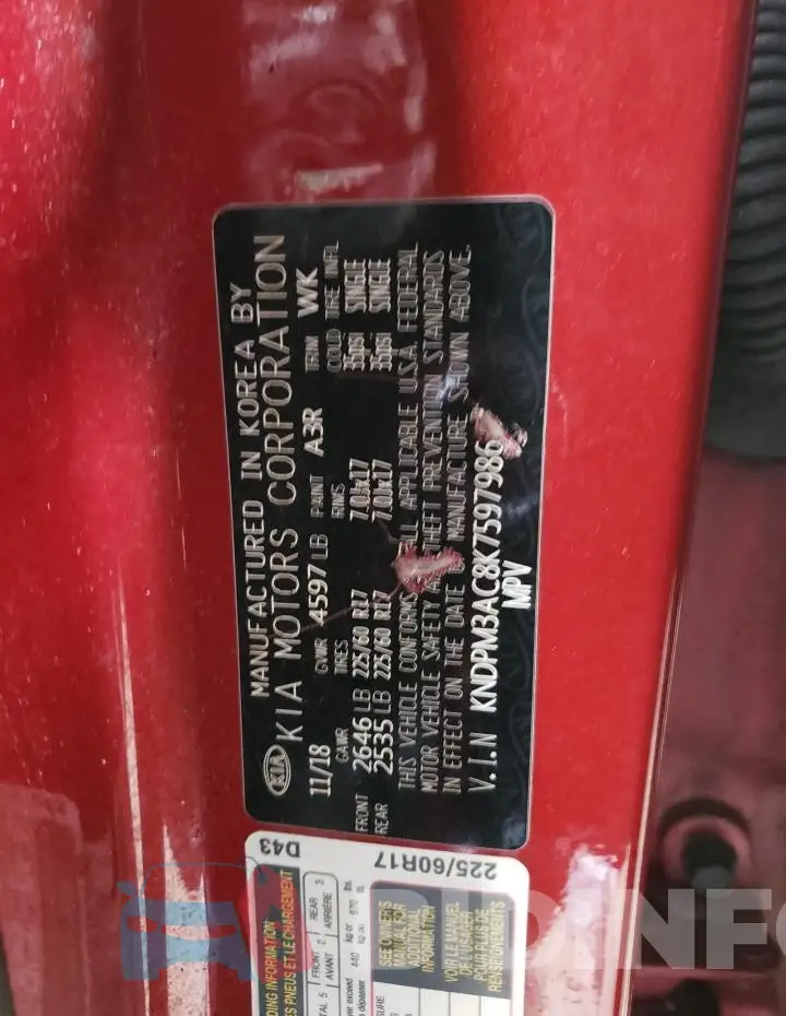 KNDPM3AC8K7597986 Photo# 12