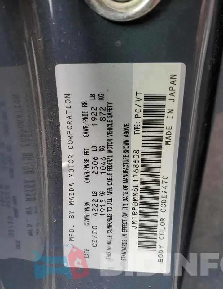 JM1BPBMM6L1168608 Photo# 14
