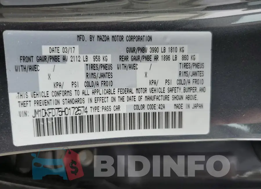 JM1DKFD75H0172574 Photo# 13