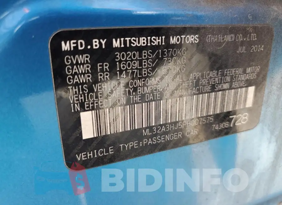 ML32A3HJ5FH007575 Photo# 12