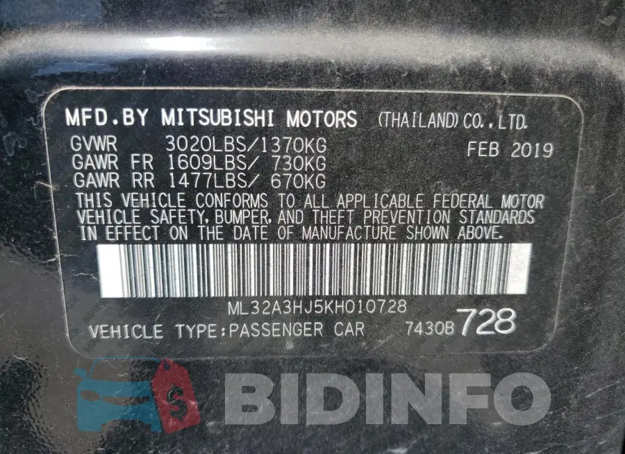 ML32A3HJ5KH010728 Photo# 13