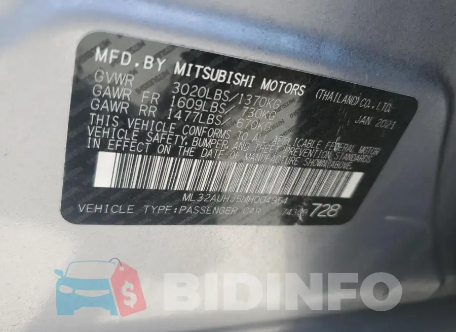 ML32AUHJ5MH004954 Photo# 13