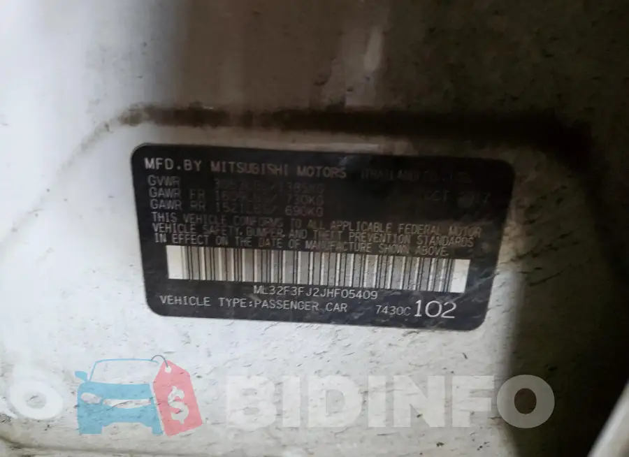 ML32F3FJ2JHF05409 Photo# 12