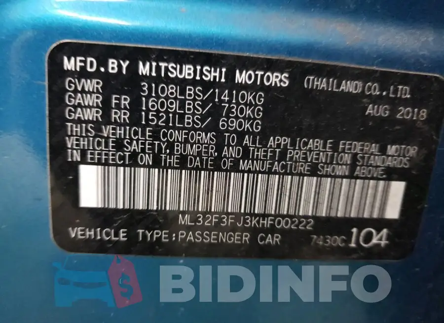 ML32F3FJ3KHF00222 Photo# 12