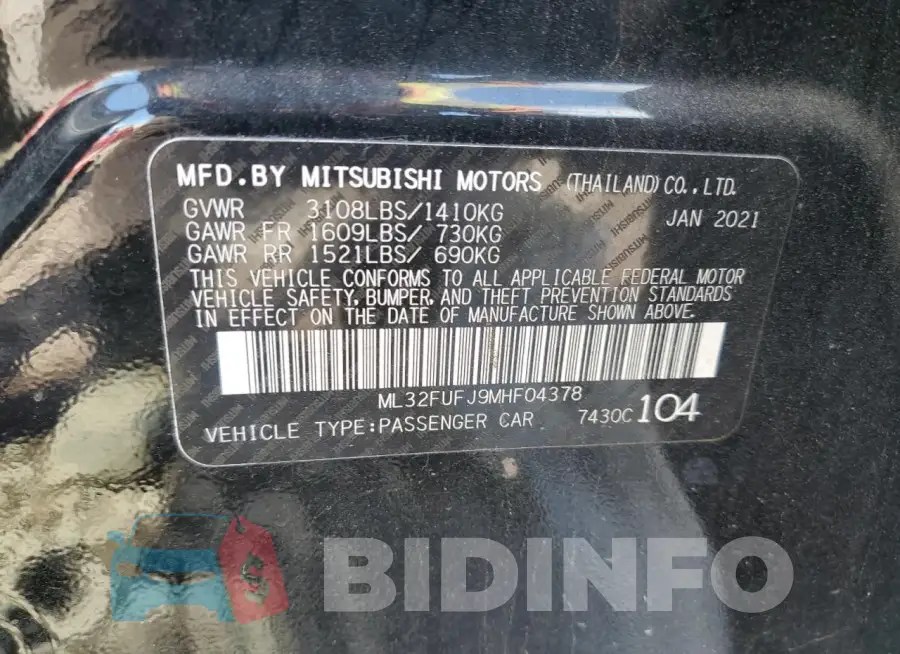 ML32FUFJ9MHF04378 Photo# 12