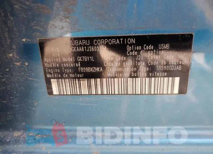 4S3GKAA61J3602861 Photo# 12