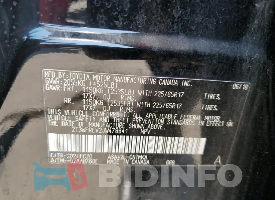 2T3WFREV2JW478841 Photo# 13