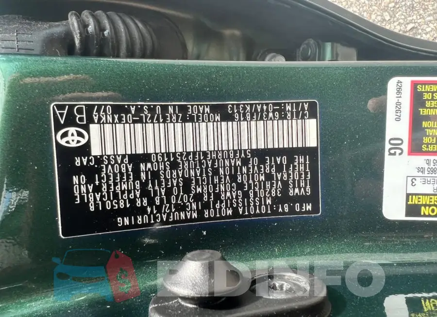 5YFBURHE1FP251190 Photo# 10