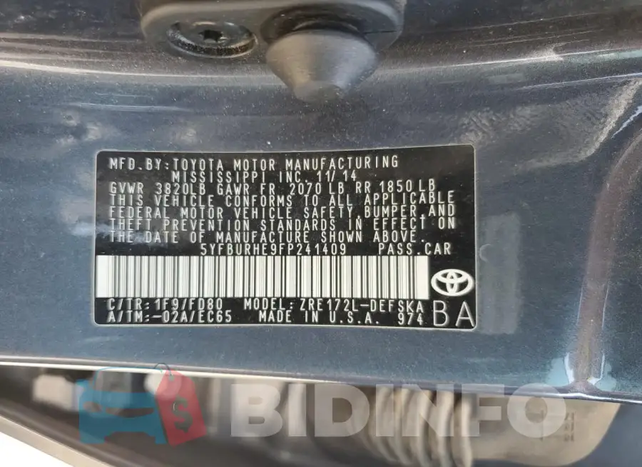 5YFBURHE9FP241409 Photo# 12
