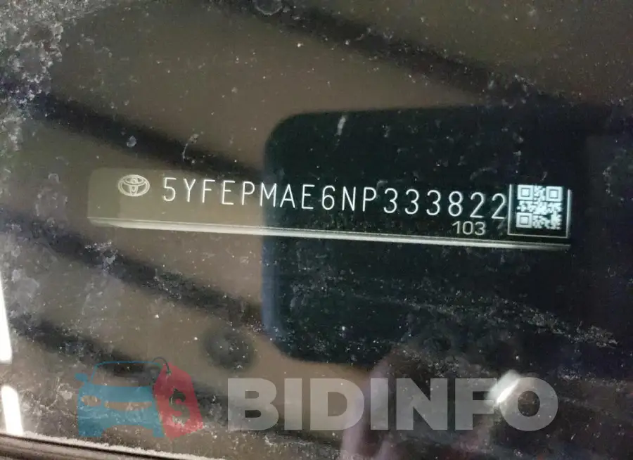5YFEPMAE6NP333822 Photo# 12